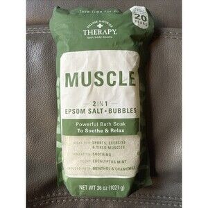 Village Natural Therapy Muscle Soak Salts 36 Oz
